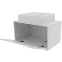 Ver imagem 5 de Gabinete de Banheiro 60 Cm com Cuba e 1 Porta Basculante Branco