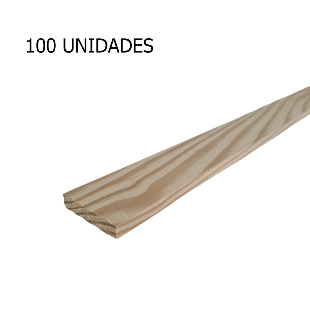 100 Ripas/sarrafos de 1x5x100 Cm Madeira de Pinus - 2