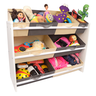 Organizador de Brinquedo Infantil Especial - Cinza e Bege - 4