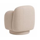 Ver imagem 7 de Poltrona Decorativa Oliva Base Giratória Linho Bege - Sallar Home