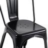 Kit 4 Cadeiras Iron Tolix - Preto - Semibrilho - 4
