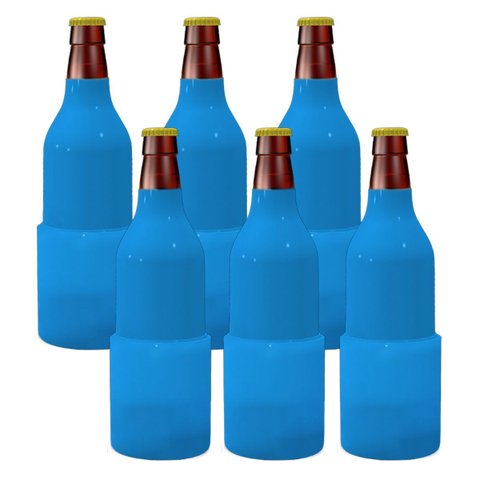 Kit 12 Porta Garrafa Cerveja Térmico Gel Fri-ice Conserva P/ 2 Horas
