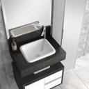 Ver imagem 4 de Bancada em Porcelanato para Banheiro 60cm Pró com Cuba Embutida Blu