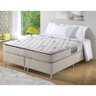 Cama Box King Bege + Colchão Espuma D70/d28 2 Pillow Top Orleans 193x203x63cm - 2