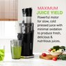 Elite Gourmet Juicer Cold Press com Chute de 3" para Frutas Inteiras (preto) - 2