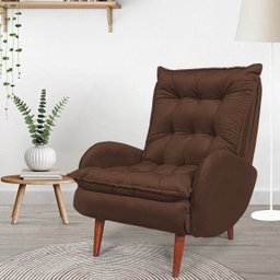 Poltrona Anatomica Pes De Madeira Eloa  - 2