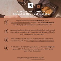 Cafeteira Citiz 1 Litro 1260W 220V - Nespresso - 6