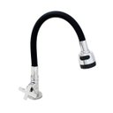 Ver imagem 1 de Torneira Cozinha Mesa Flexível Preto C29C Duplo Jato Gourmet