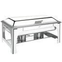 Ver imagem 2 de Rechaud Tramontina Aço Inox Retangular Cuba Gn 1/1 9l com Fogareiro