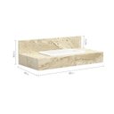 Ver imagem 3 de Bancada em Porcelanato para Banheiro 80cm Pró com Cuba Embutida Blu