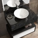 Ver imagem 4 de Bancada em Porcelanato para Banheiro 60cm Max para Cuba de Apoio 