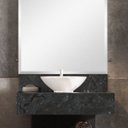 Ver imagem 1 de Bancada em Porcelanato para Banheiro 60cm Max para Cuba de Apoio Yescasa Preto/Black