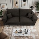 Ver imagem 7 de Sofá 2 Lugares Modular Boma 1,70m Boucle Marrom Sofá Inbox