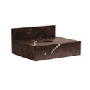 Ver imagem 2 de Bancada em Porcelanato para Banheiro 60cm Max para Cuba de Apoio 