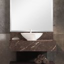 Ver imagem 1 de Bancada em Porcelanato para Banheiro 60cm Max para Cuba de Apoio 