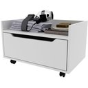 Ver imagem 1 de Balcão para Gabinete de Banheiro 1 Gaveta com Rodízio Branco