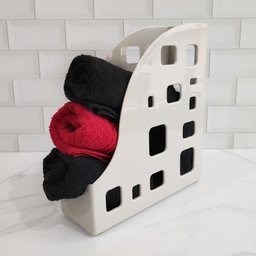 Kit Ambiente 4 em 1 Porta Objetos Organizador Multiuso Mesa Escritório Cinza Dello - 6