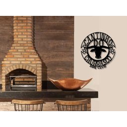 Placa Decorativa Cantinho Do Churrasco Quadro Decorativo - 4