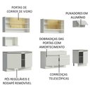 Ver imagem 5 de Armário de Cozinha Completa 300cm Branco Verona Madesa XA01