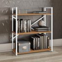 Ver imagem 1 de Estante Baixa 72cm com 3 Prateleiras Estrutura Metálica Estilo Industrial Li007 Kappesberg Industria