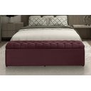Ver imagem 2 de Calçadeira Baú Imperatriz 100 cm Suede Bordô