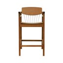 Ver imagem 6 de Banqueta Alta Bistrô Torii Madeira Maciça Amêndoa-madeira