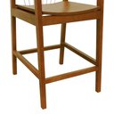 Ver imagem 5 de Banqueta Alta Bistrô Torii Madeira Maciça Amêndoa-madeira