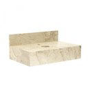Ver imagem 2 de Bancada em Porcelanato para Banheiro 80cm Max para Cuba de Apoio Bege/Travertino Yescasa