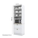 Ver imagem 2 de Paneleiro com Torre Quente 1 Forno Americana Branco Calcare Henn