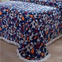Ver imagem 5 de Colcha Chenille Canelada Rafaella 220x240cm Toque Super Macio Azul Jolitex