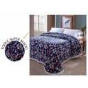 Ver imagem 2 de Colcha Chenille Canelada Rafaella 220x240cm Toque Super Macio Azul Jolitex