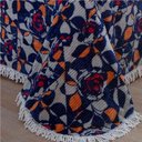 Ver imagem 4 de Colcha Chenille Canelada Rafaella 220x240cm Toque Super Macio Azul Jolitex