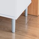 Ver imagem 6 de Kit Bancada Ilha para Cozinha + Balcão para Cooktop 1,05m 5 Bocas Turim Branco