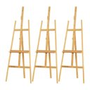 Ver imagem 2 de Kit 3 Cavalete Pintura Luxo 1,50 Mts Pinus Envern 4101 Souza