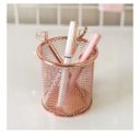 Ver imagem 3 de Porta Caneta, Lápis, Redondo, Metal, Rose Gold Kit C/ 6 Unidades Gv Office