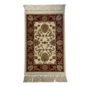 Ver imagem 1 de Tapete Persa Vermelho com Bege Ideal para Quarto e Sala 67x120