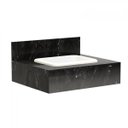 Ver imagem 2 de Bancada em Porcelanato para Banheiro 60cm Max com Cuba Embutida Blu