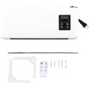 Ver imagem 7 de Aquecedor Climatizador Portatil 3 em 1 Ventilador Controle Remoto Varal Seca Roupa Toalha Ajuste de