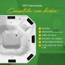 Ver imagem 7 de Spa Quadrado Harmonia Combate com Hidro em Acrílico - 2.10x2.10x0.84 - 127v
