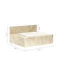 Ver imagem 3 de Bancada em Porcelanato para Banheiro 60cm Max com Cuba Embutida Blu