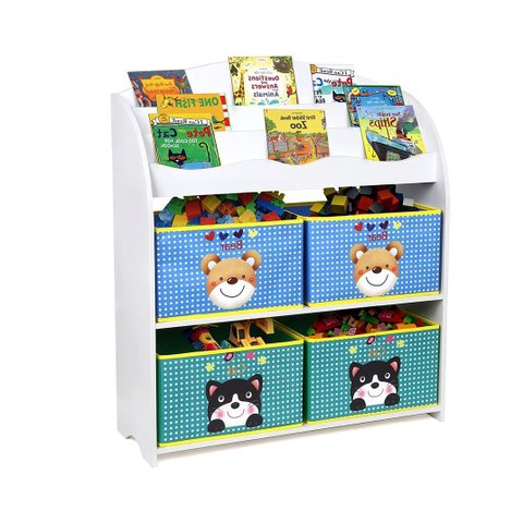 Expositor De Livros Com Nichos Josh 100% MDF WoodCore