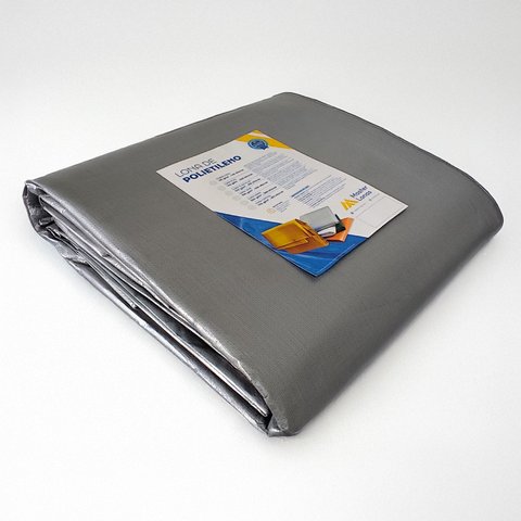 Lona Impermeável com Ilhós Prata 2x2m 330 Micras 190g