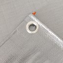 Ver imagem 3 de Lona Impermeável com Ilhós Prata 2x2m 330 Micras 190g