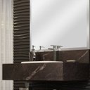 Ver imagem 1 de Bancada em Porcelanato para Banheiro 80cm Max com Cuba Embutida Blu