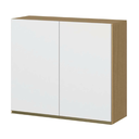 Ver imagem 1 de Armário de Cozinha e Lavanderia com 2 Portas Duplo Aéreo Módulo Suspenso Clara Atacama/off White
