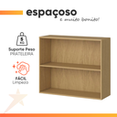 Ver imagem 5 de Armário de Cozinha e Lavanderia com 2 Portas Duplo Aéreo Módulo Suspenso Clara Atacama/off White