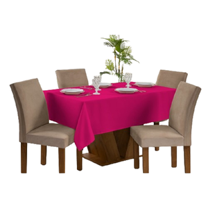 Kit C/ 10 Toalhas de Oxford 1,50mx1,50m Atacado Buffet Festa:pink