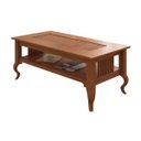 Ver imagem 2 de Mesa de Centro 120CMX60CM Retangular Provençal Madrid Móveis 3D