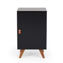 Ver imagem 1 de Mesa Lateral 1 Porta Play Artemobili Preto 100% MDF