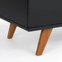 Ver imagem 5 de Mesa Lateral 1 Porta Play Artemobili Preto 100% MDF